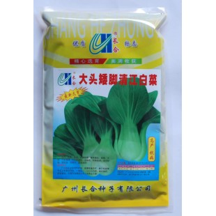 广州长和 大头矮脚清江白菜种子 耐热 耐寒 耐湿 株形矮壮 叶柄偏绿 白菜种子 400克装