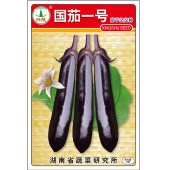 湖南兴蔬 国茄一号种子 黑亮 早熟 商品性佳 色泽极佳 茄子种子 10克装