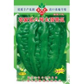 广州卓艺 农家乐八号大顶苦瓜种子 特早熟 肉厚 皮色浓绿有光泽 瓜长15厘米 苦瓜种子 20克装