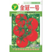 广东粤蔬 金冠一号番茄种子 广东农科院选育 单果重180克左右 硬度好 极耐贮运 番茄种子 5克装
