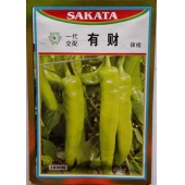 香港高华SAKATA 有财黄皮椒种子 比茂椒4号果实大 目前南方地区露地栽培优秀品种 黄皮椒种子 1000粒