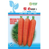 广州绿霸 悦心胡萝卜种子 收尾好 抗病 品质好 产量高 采收后期不易抽苔 不易裂根 个加工和鲜食均可的优良品种 胡萝卜种子 10克装