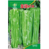 中国农科院 金冠618薄皮泡椒 果长19厘米左右...