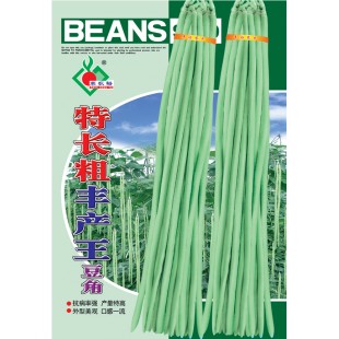 连州丰裕 特长粗丰产王豆角种子 抗病率强 产量特高 外形美观 口感一流 豆角种子 200克装