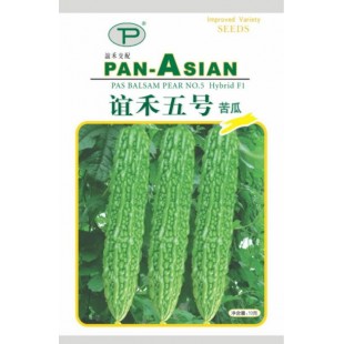 台湾谊禾 谊禾五号苦瓜种子 植株强健 抗病性强 肉质脆嫩 苦味适中 品质极佳 适应性广 苦瓜种子 10克装