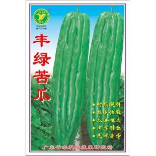 广东粤蔬 丰绿苦瓜种子 广东农科院选育 70%市场份额 初收45天 亩产4500 苦瓜种子 30克包/罐装