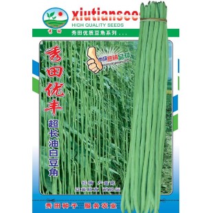 广州阳兴 秀田优丰超长油白豆角种子 早中熟 耐热 高产 豆角种子 200克装