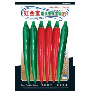 广州阳兴 红金宝厚肉尖椒种子 肉厚皮薄 特抗病 尖椒种子 5克装