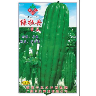 广州卓艺 绿牡丹苦瓜种子 早熟 高产 抗病大肉苦瓜 苦瓜种子 20克装