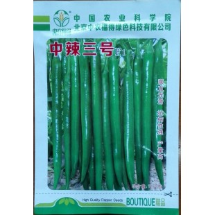 中国农科院 中辣三号线椒种子 中早熟 抗病力强 易栽培 线椒种子 1000粒装