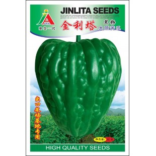 清远兴华 金利塔黑籽大顶苦瓜种子 早熟 雌花多 结果力特强 出口基地专用优秀品种 苦瓜种子 10克装