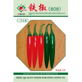 连州丰裕 铁椒808辣椒种子 特抗病 抗热 采收期特长 产量特高 辣椒种子 5克装
