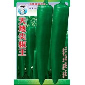 广州农源 天地尖椒王种子 粗长顺直 光亮肉厚 辣味好 特耐贮运 适应性强 商品性优 辣椒种子 5克装
