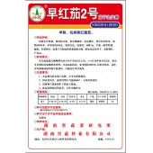 湖南兴蔬 早红茄2号茄子 早熟 抗病 耐贮运 耐寒性强 茄子种子 10克装