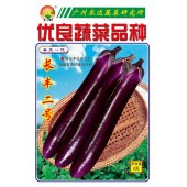 广州农达 长丰二号红茄种子 瓜形优美 抗病性好 占湛江紫红茄市场的70% 茄子种子 8克装