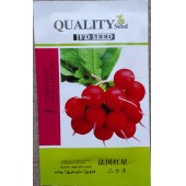 法国红星 樱桃萝卜种子 品质细嫩 色泽美观 根皮红色 萝卜种子 10克装