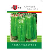 河南豫艺 墨玉新元帅泡椒种子 早熟 薄皮泡椒 果实上下粗细一致 泡椒种子 10克装