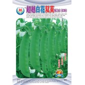 揭阳农友 揭研超越白花双荚荷兰豆种子 早熟 抗病能力强 荷兰豆种子 400克装