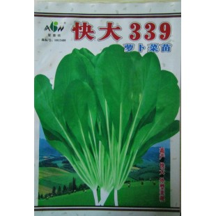 广东爱普农 快大339萝卜苗种子 青菜萝卜两用型 抗热 抗病 抗雨水 早熟快大 萝卜苗种子 400克装