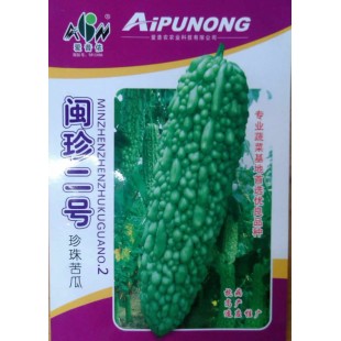 广东爱普农 闽珍二号珍珠苦瓜种子 台湾珍珠苦瓜与同内珍珠苦瓜杂交育成 高产 中早熟 结瓜多 淡绿色 苦瓜种子 10克装