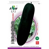 广东爱普农 特黑铁心瓜王688种子 最新提纯特黑皮冬瓜 瓜面乌黑具有光泽 冬瓜种子10克装