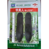 湖南湘研 铁美人黑皮冬瓜种子 果实炮弹形 瓜形较瘦长 肉厚 空腹小 商品性高 冬瓜种子 200粒装