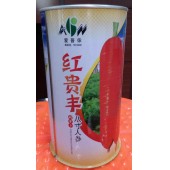 广东爱普农 红贵丰八寸胡萝卜种子 进口优良品种 冬性强 表皮光滑 较强的抗热性 是春夏秋栽培的理想品种 胡萝卜种子 300克装