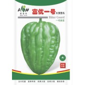 广东爱普农 富优一号大顶苦瓜种子 中早熟 果皮绿色有光泽 生长势强 长15-18厘米 适合全国苦瓜种植区种植 苦瓜种子 10克装