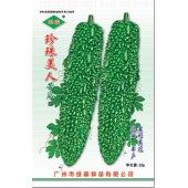 广州绿霸 珍珠美人苦瓜种子 早熟 抗病性强 最新科研成果 皮色翠绿 光滑透亮 口感脆爽 很有推广价值的高档苦瓜种子 5克装