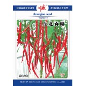 四川川椒 丘北贡椒种子  针对云南文山地区培育的杂交一代 丰产抗病 果长9-10.5cm 果肩宽0.8cm，香辣易干制 辣椒种子 10克装