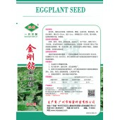 广州绿霸 金刚钻黑长茄种子 极早熟 结果率高 抗病性好 果皮黑亮 耐寒 耐热 茄子种子 1000粒装