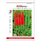 广州绿霸 满天星朝天椒种子 单生 从韩国引进朝天椒新品种 中熟 耐热 抗病性强 生长势强壮 果形优秀 结果多 辣味浓 辣椒种子 5克装