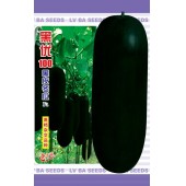 广州绿霸 黑优100黑皮冬瓜种子 长60-80厘米 横径30-35厘米 瓜皮墨绿色 特耐贮运 品质优良 冬瓜种子 50克装