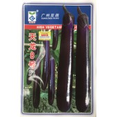 广州亚蔬 天龙八号紫红茄种子 颜色特别鲜亮 耐储耐运 果条深紫 亮丽 果肉细嫩 紫红茄种子 5克