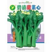 广东农科院 碧清甜菜心种子 早熟 株型矮壮 叶柄短基叶 叶片中等 椭圆形 油绿色 菜苔较粗 菜心种子 400克装