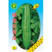 广东粤蔬 绿宝石苦瓜种子 广东农科院选育 最为著名的早熟油绿苦瓜类型 抗病力强 苦瓜种子 30克装