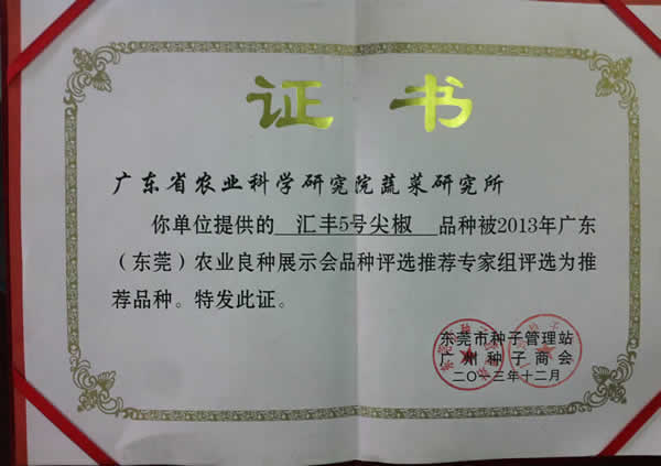 广东粤蔬 汇丰5号黄皮尖椒种子 广东农科院选育 果大肉厚 耐热耐湿 强抗病性 辣椒种子 8克装